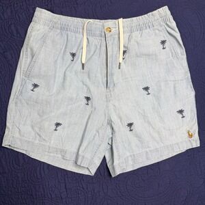 Polo Ralph Lauren Mens S Classic Fit 6 Shorts Palm Tree Embroidered Flesh Pony